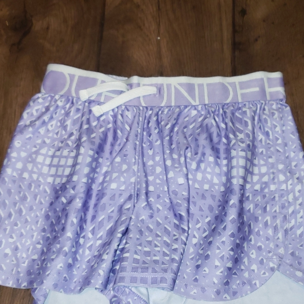 purple under armor shorts